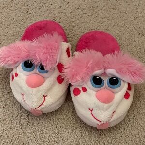 Stompeez Pink and White Character Slippers